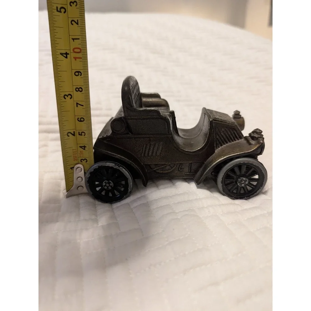 Vtg Brass Finish 1902‎ Rambler Metal Car Bank Banthrico Wisconsin National Bank